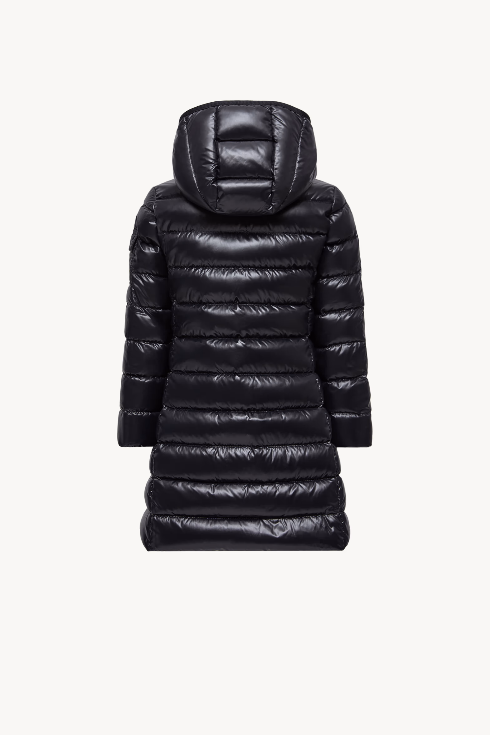 Moka Hooded Down Jacket Girl Black Moncler 2